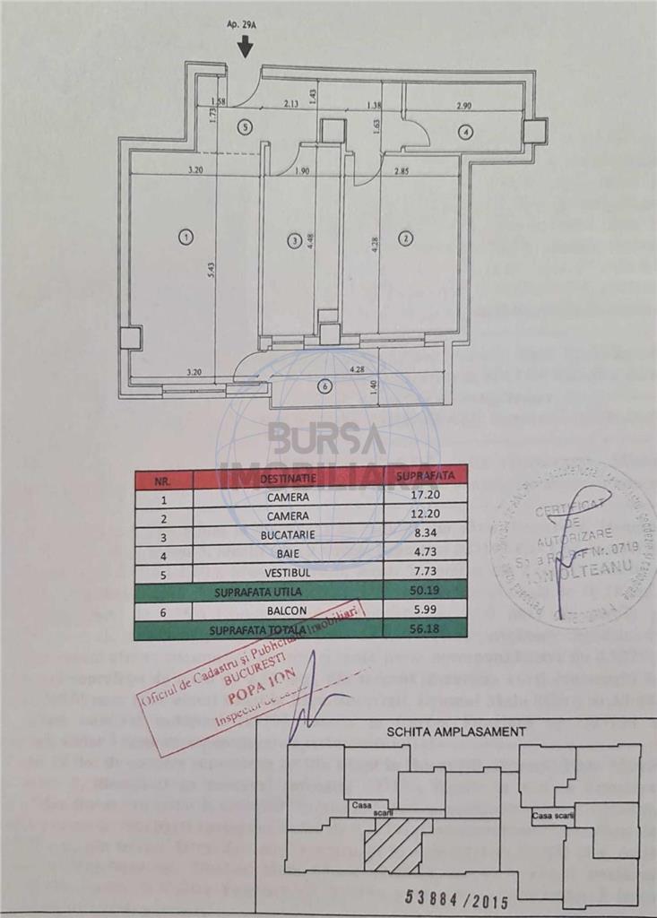 APARTAMENT 2 CAMERE, BLOC 2015, TITAN LA 5 MIN DE METROU