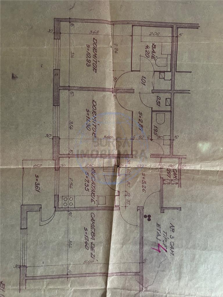 APARTAMENT 3 CAMERE, LACUL TEI