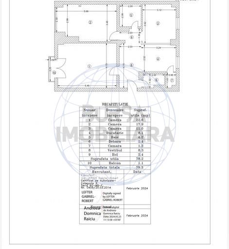 Decebal Rond  3camere