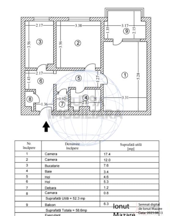 Titan metrou vanzare apartament 2camere