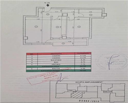 APARTAMENT 2 CAMERE, BLOC 2015, TITAN LA 5 MIN DE METROU