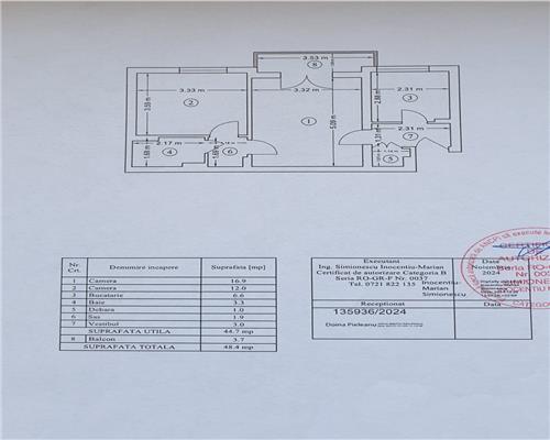 Apartament 3 camere Titan, Potcoava