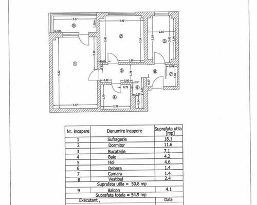 Dristor vanzare apartament 2camere