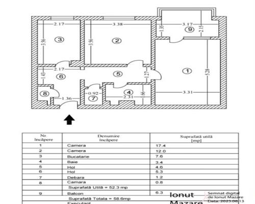 Titan metrou vanzare apartament 2camere
